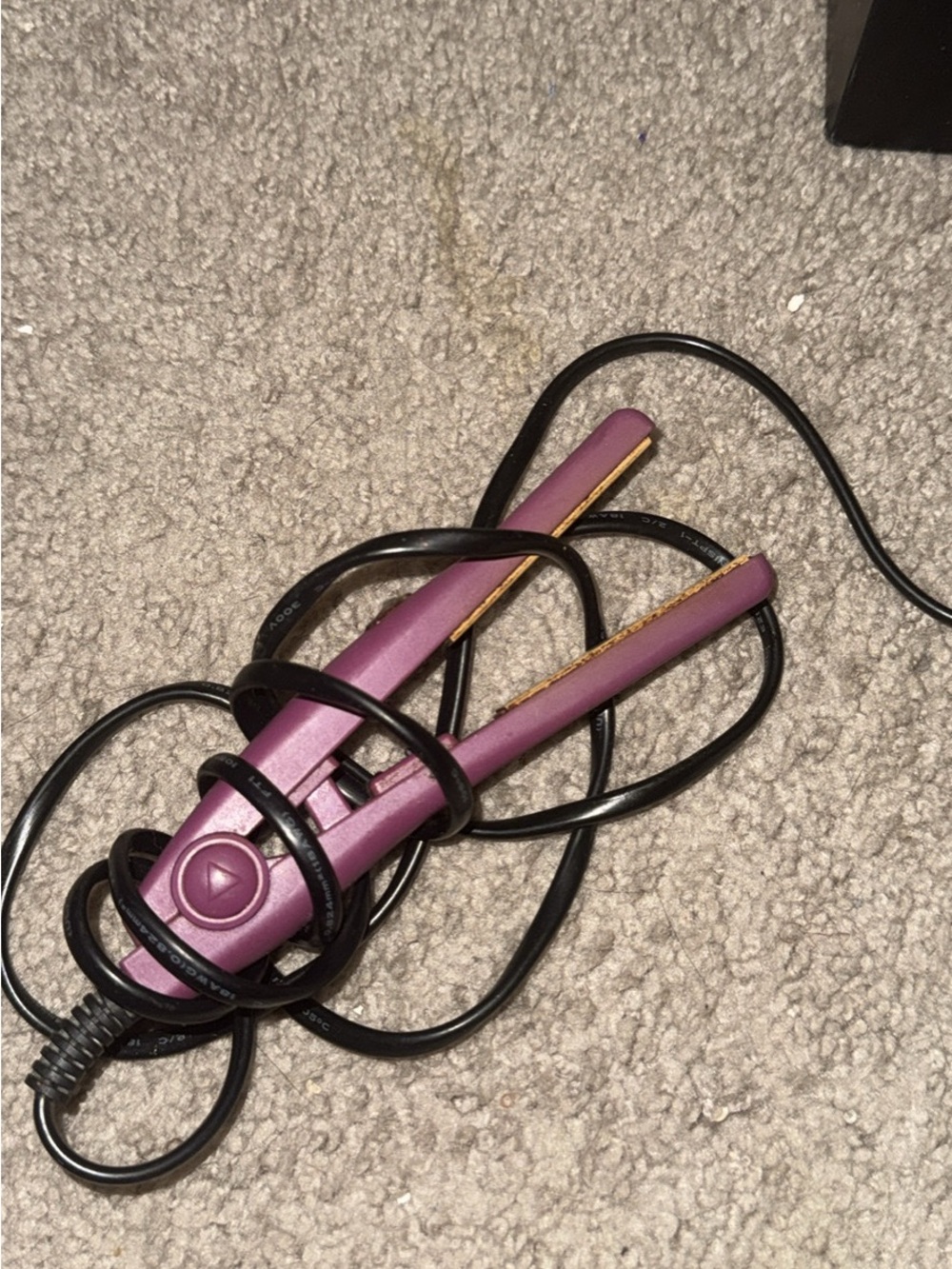 Pink Mini Hair Straightener for Women - Compact Styling Iron